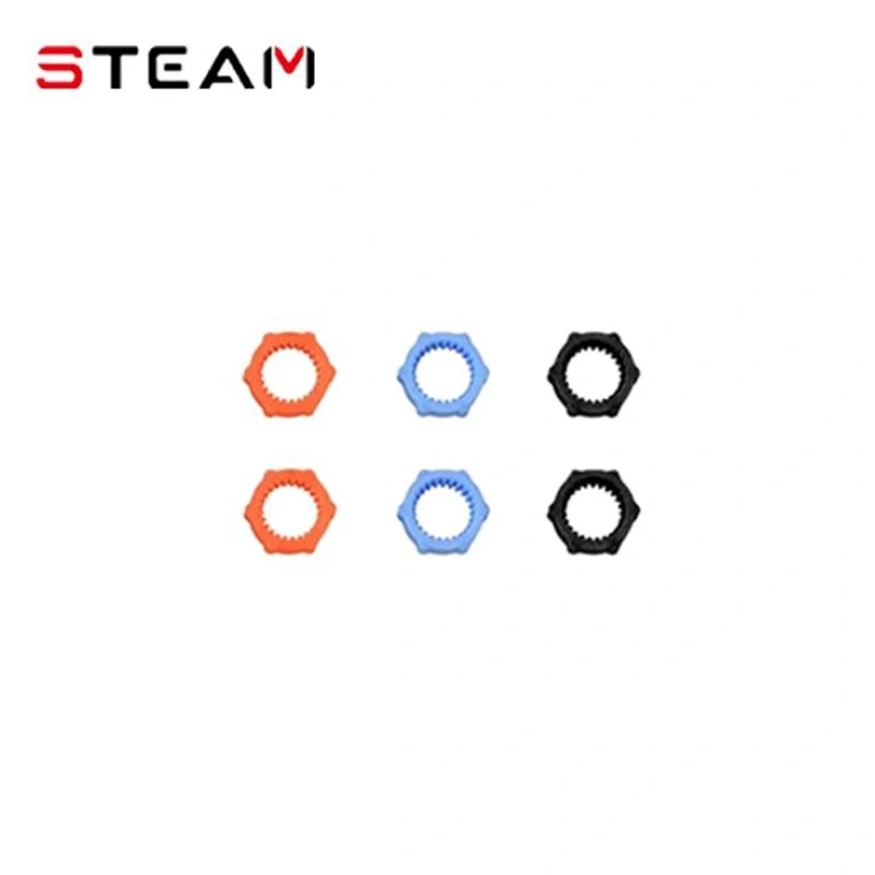 Steam 25T Frangible Servo Arm Set MK6014-2 Red MK6016 - Metal Breakaway Servo Saver for RC Car Crawler