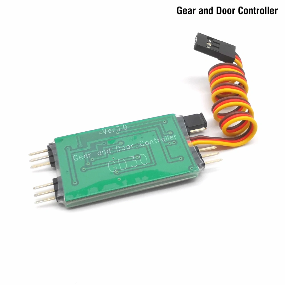 GD30 Landing Gear and Door Sequencer Controller for RC Airplane Fixed Wing Retractable System with Servo Control