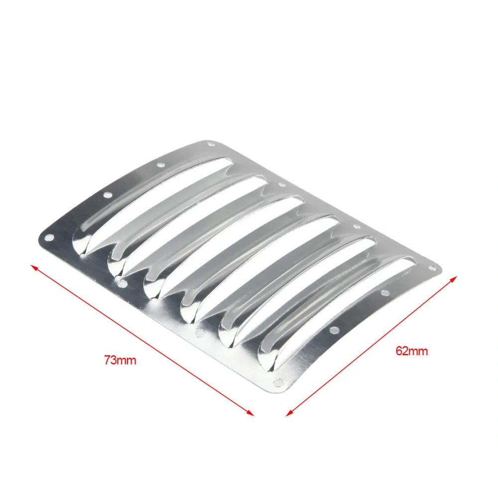 XAERO 5pcs Airplane Cowl Cooling Fin Plate Black Silver Aluminum Vents for RC Model Engine Heat Sink