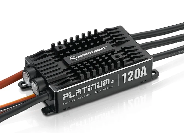 Genuine Hobbywing Platinum 120A V4 ESC, Professional Brushless Speed Controller