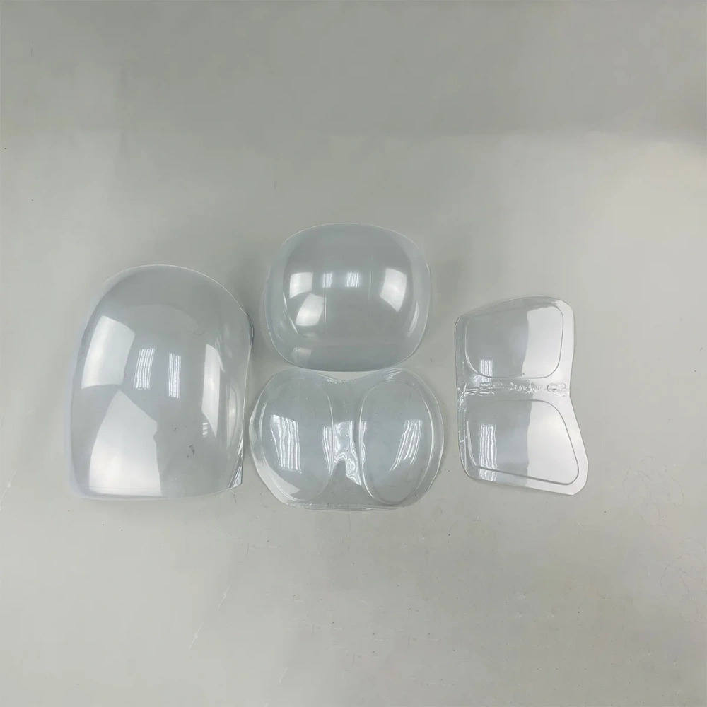 Roban 600 Size MD500D Fuselage Spare Parts - Nose Cover Window Tail Landing Gear Wood Spacers Replacement