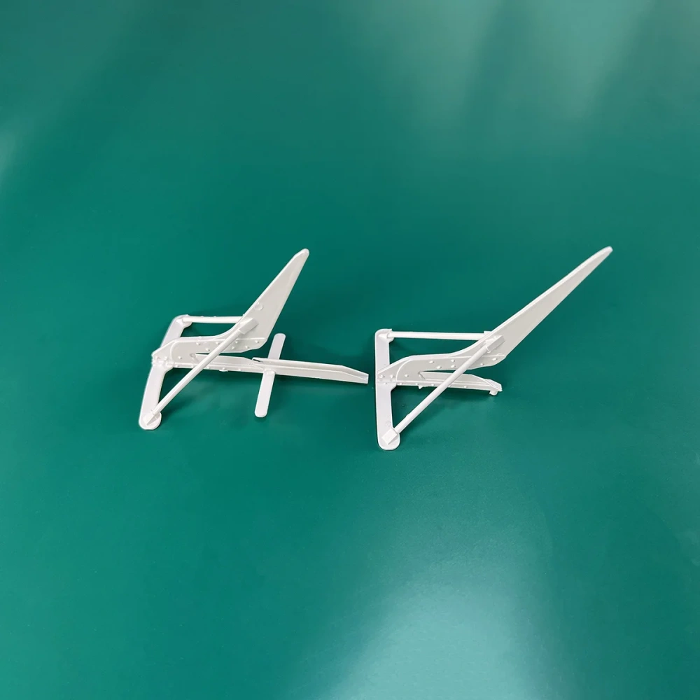 Roban 800 Size EC135 Fuselage Spare Parts - Nose Cover Window Tail Landing Gear Wood Spacers Replacement