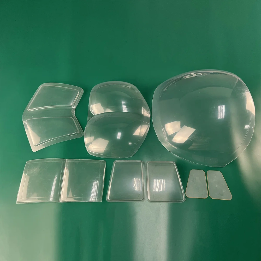 Roban 800 Size BO105 Fuselage Spare Parts - Nose Cover Window Tail Landing Gear Wood Spacers Replacement