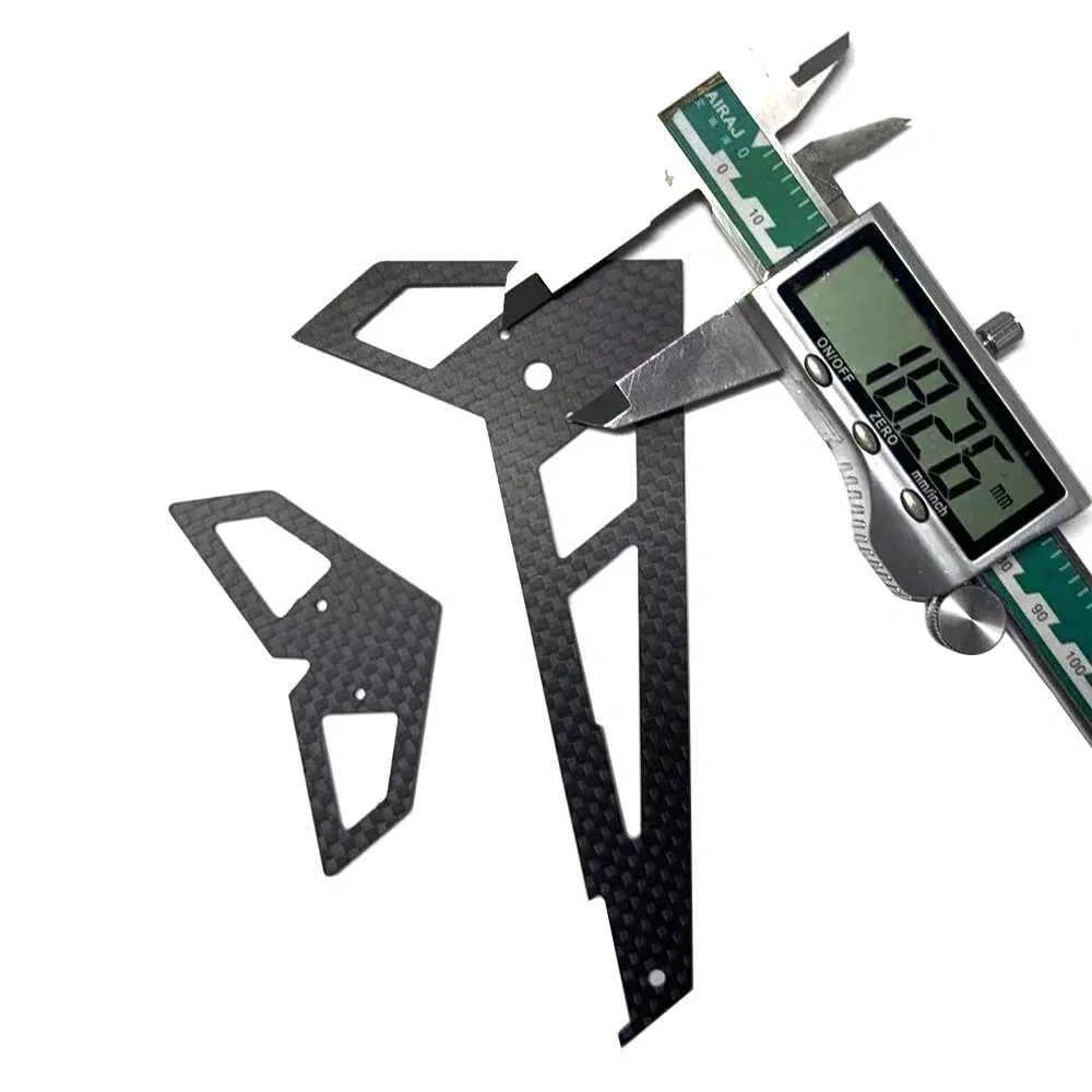 ALZRC Devil X360 DX360-44 Carbon Fiber Stabilizer 1.2mm Vertical Horizontal Fin Set for GAUI X3 Helicopter