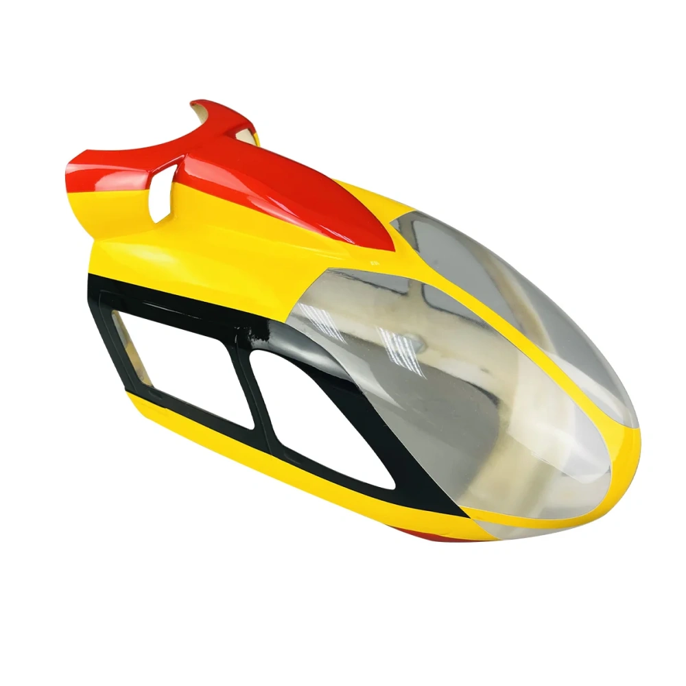 Roban 450 Size EC145 Fuselage Spare Parts - Nose Cover Window Tail Landing Gear Wood Spacers Replacement