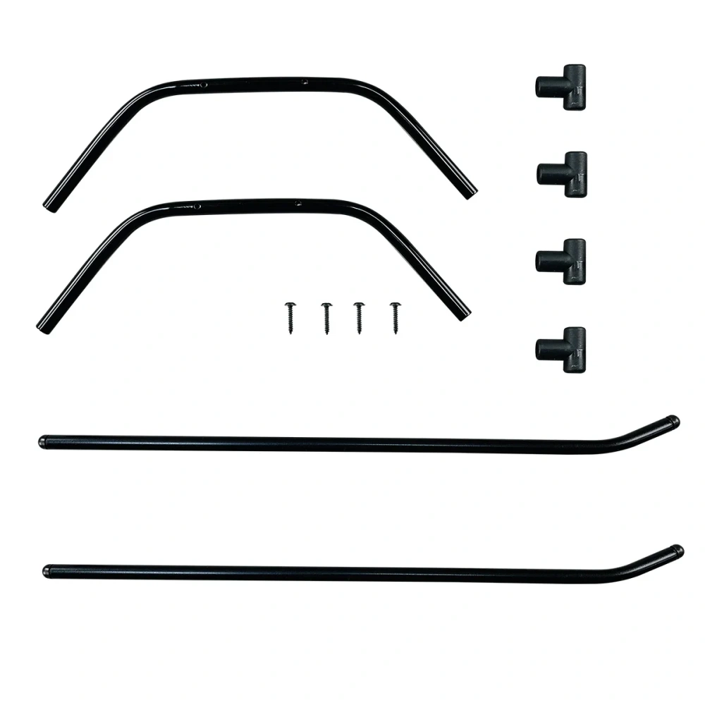 Roban 450 Size EC145 Fuselage Spare Parts - Nose Cover Window Tail Landing Gear Wood Spacers Replacement