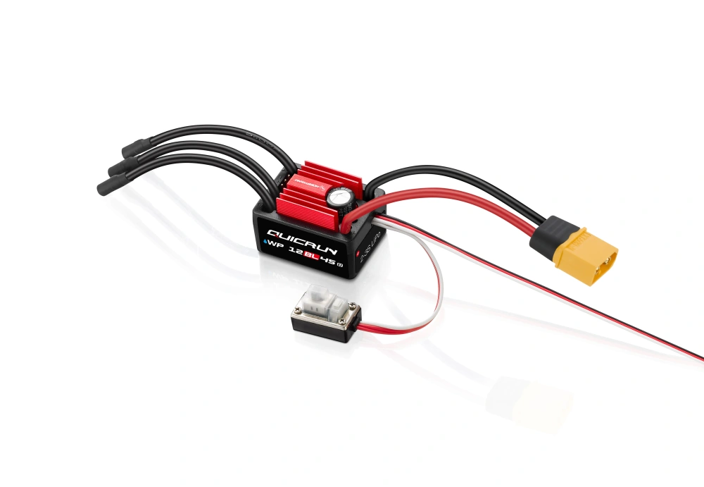 Hobbywing QUICRUN WP-12BL45 G2 ESC, Waterproof Sensorless Brushless for RC Car