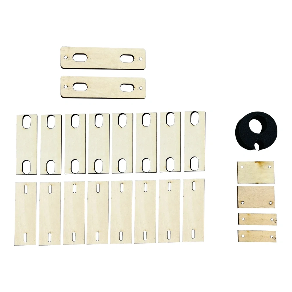 Roban 500 Size MD500D Fuselage Spare Parts - Nose Cover Window Tail Landing Gear Wood Spacers Replacement