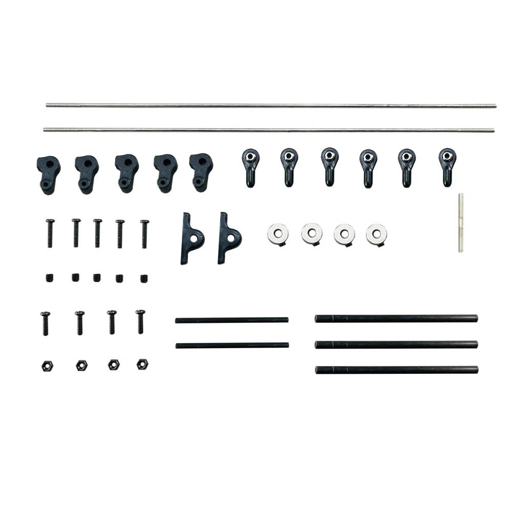 Roban 450 Airwolf Fuselage Spare Parts Nose Cover Window Tail Landing Gear Wood Spacers Replacement