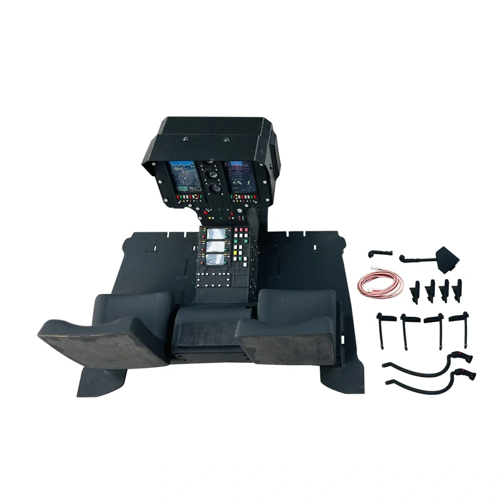 Roban 600 Size MD500D Fuselage Spare Parts - Nose Cover Window Tail Landing Gear Wood Spacers Replacement