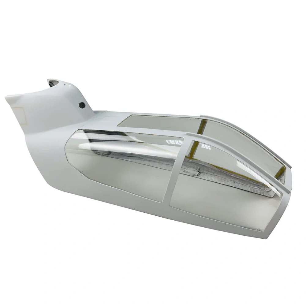 Roban 500 Size Cobra AH-1 Fuselage Spare Parts - Nose Cover Window Tail Landing Gear Wood Spacers Replacement