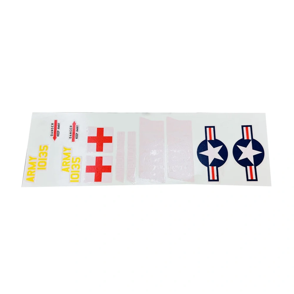 Roban 500 Size UH-1A Fuselage Spare Parts - Nose Cover Window Tail Landing Gear Wood Spacers Replacement