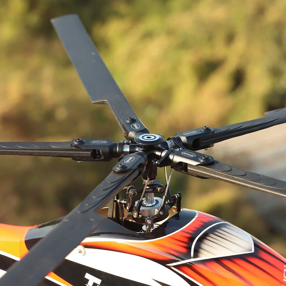 JDHMBD 500 3-Blade 4-Blade 5-Blade Main Rotor Head Assembly Scale RC Helicopter Propeller Blades for Align T-REX 500 Parts