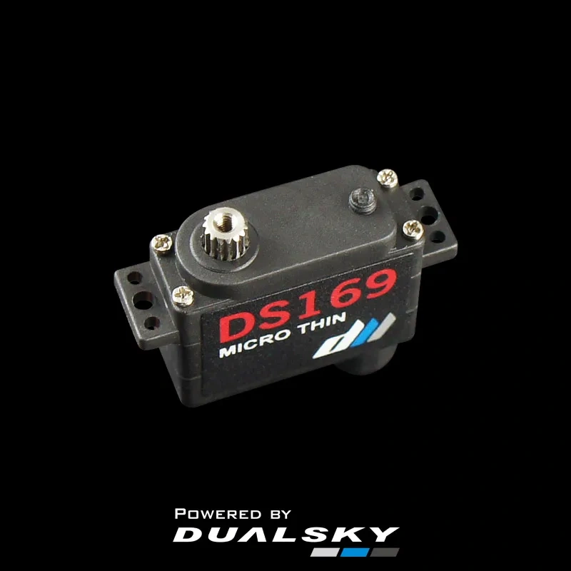 Dualsky DS169 9g Ultra-Thin Digital Servo for F3K F5K DLG Glider Flap Aileron Servo for RC Airplane High Performance