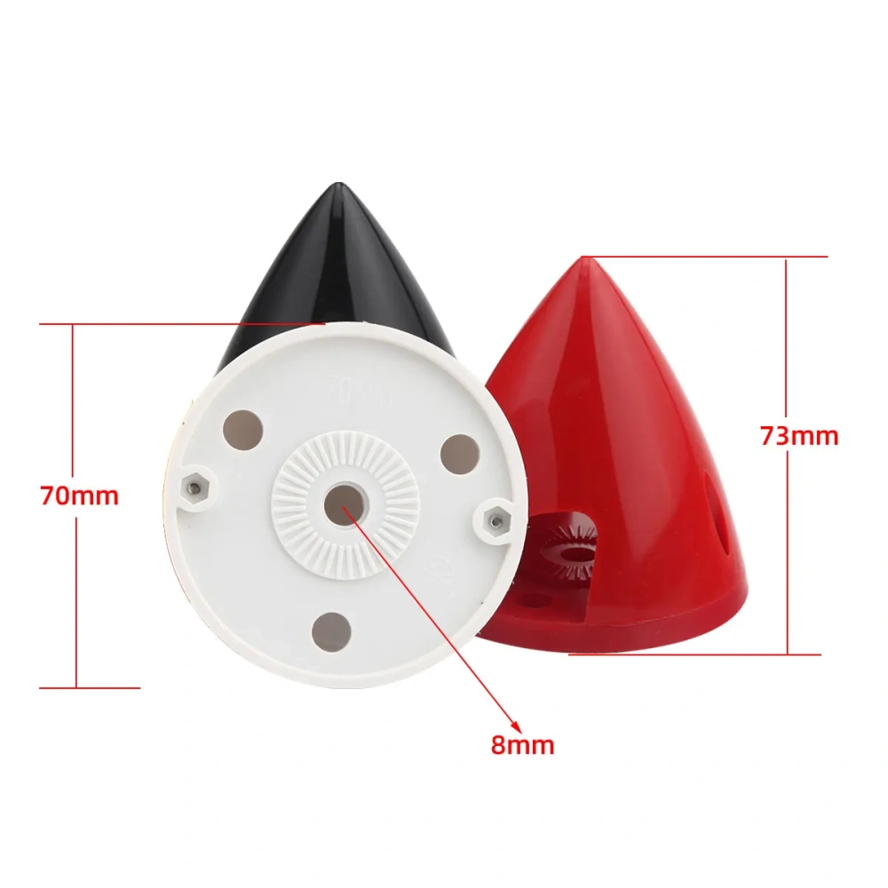 XAERO 1Pc 1.5" /1.75" / 2" / 2.25"/ 2.5"/2.75"/3" Nylon Plastic 2 blade Propeller Spinner For RC Airplane 5colors