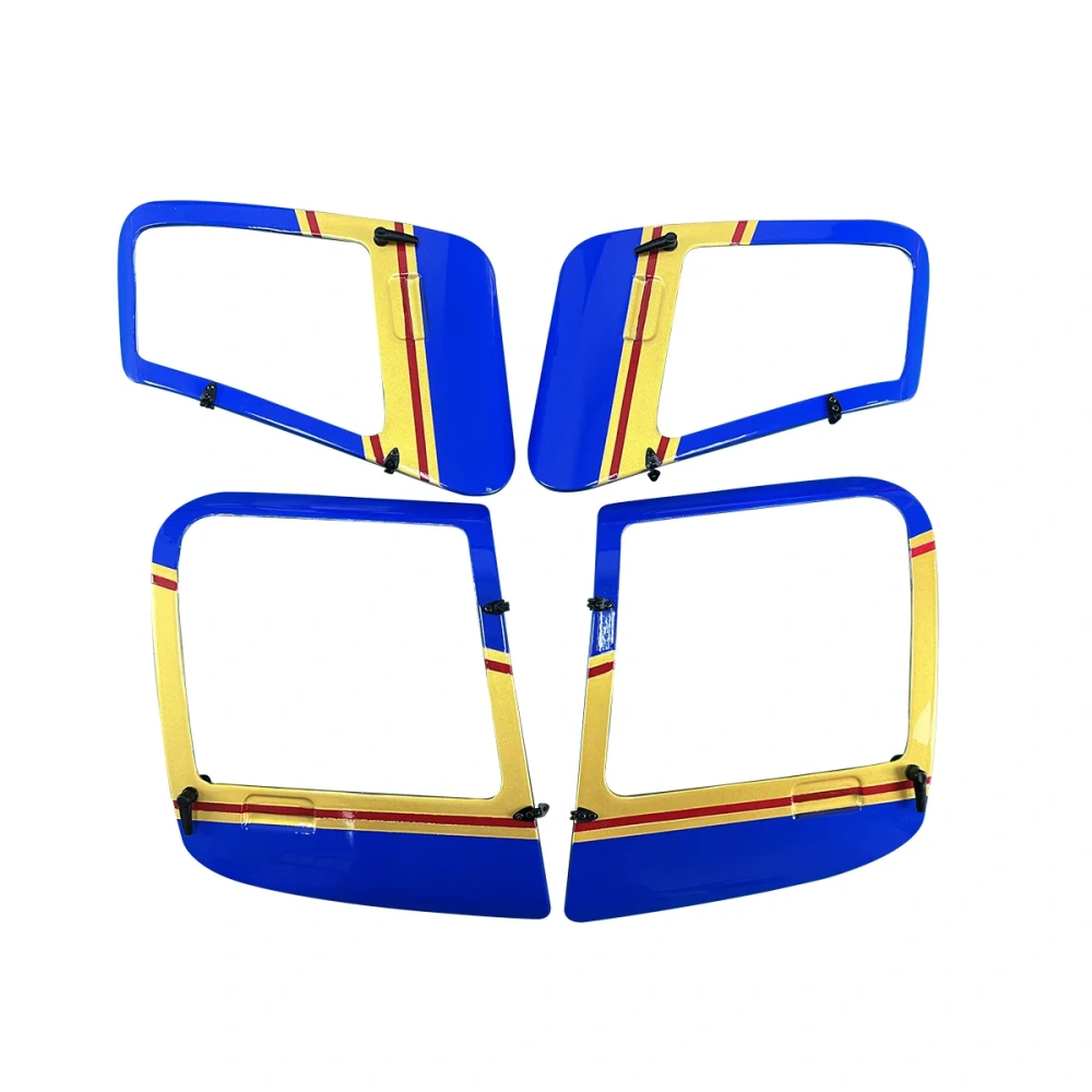 Roban 700 Size Bell407 Fuselage Spare Parts - Nose Cover Window Tail Landing Gear Wood Spacers Replacement