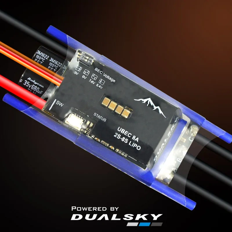 SUMMIT 120A Marine ESC, Waterproof Speed Controller for RC Boat & Ship Models