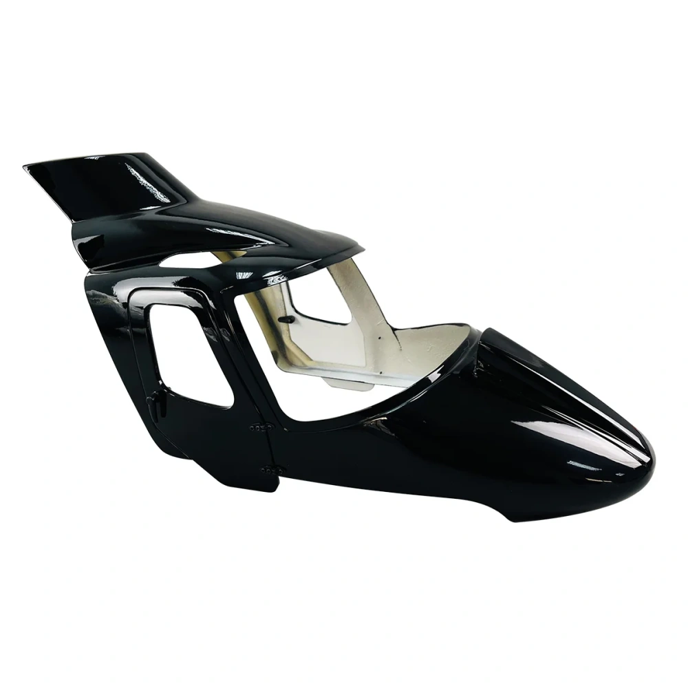 Roban 600 Size Airwolf Fuselage Spare Parts - Nose Cover Window Tail Landing Gear Wood Spacers Replacement