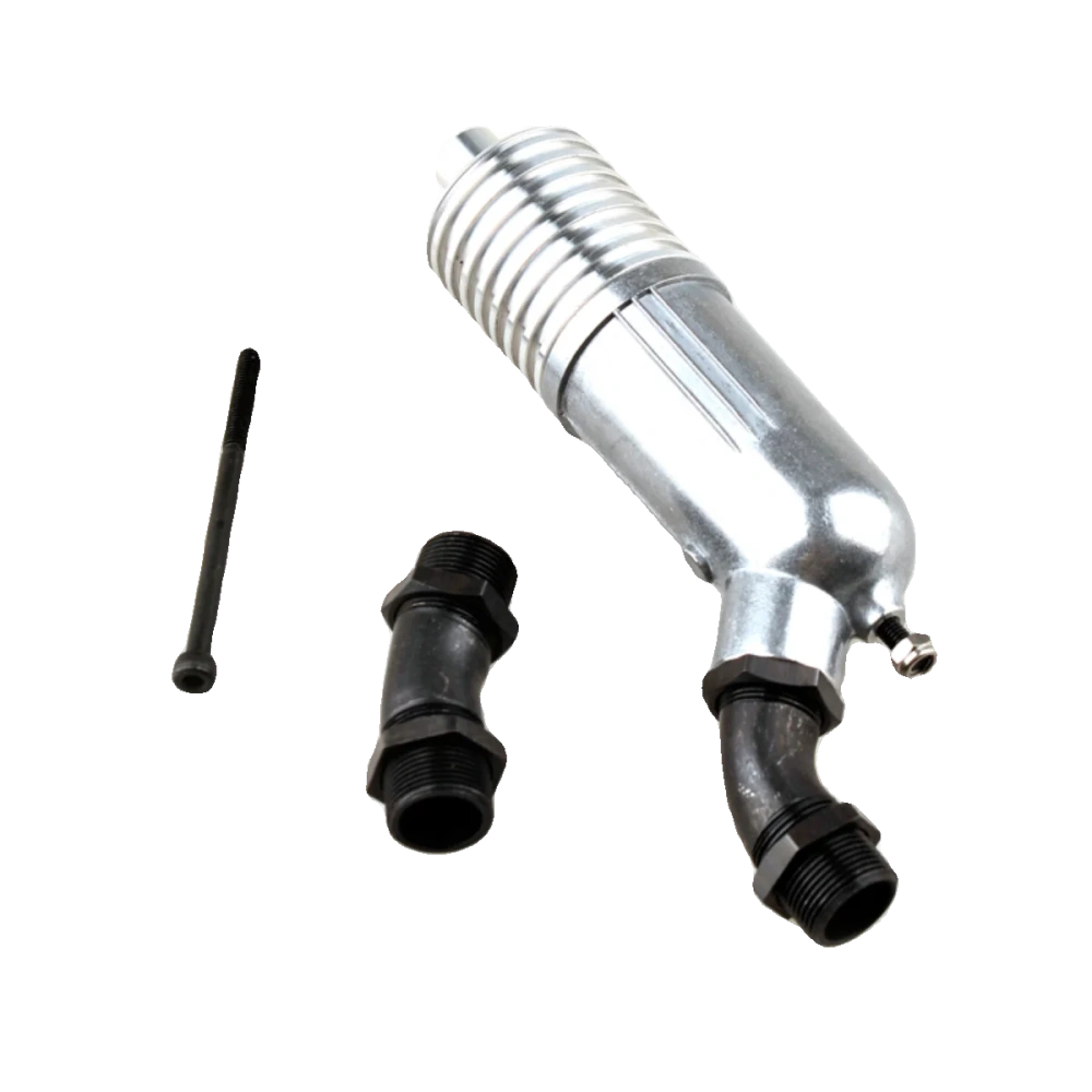 4-Stroke RC Engine Exhaust Pipe Tuned Muffler for 50-120cc Nitro/Gas Airplanes Aluminum Silence System