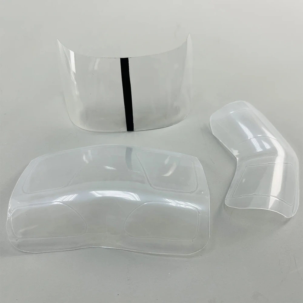 Roban 450 Airwolf Fuselage Spare Parts Nose Cover Window Tail Landing Gear Wood Spacers Replacement