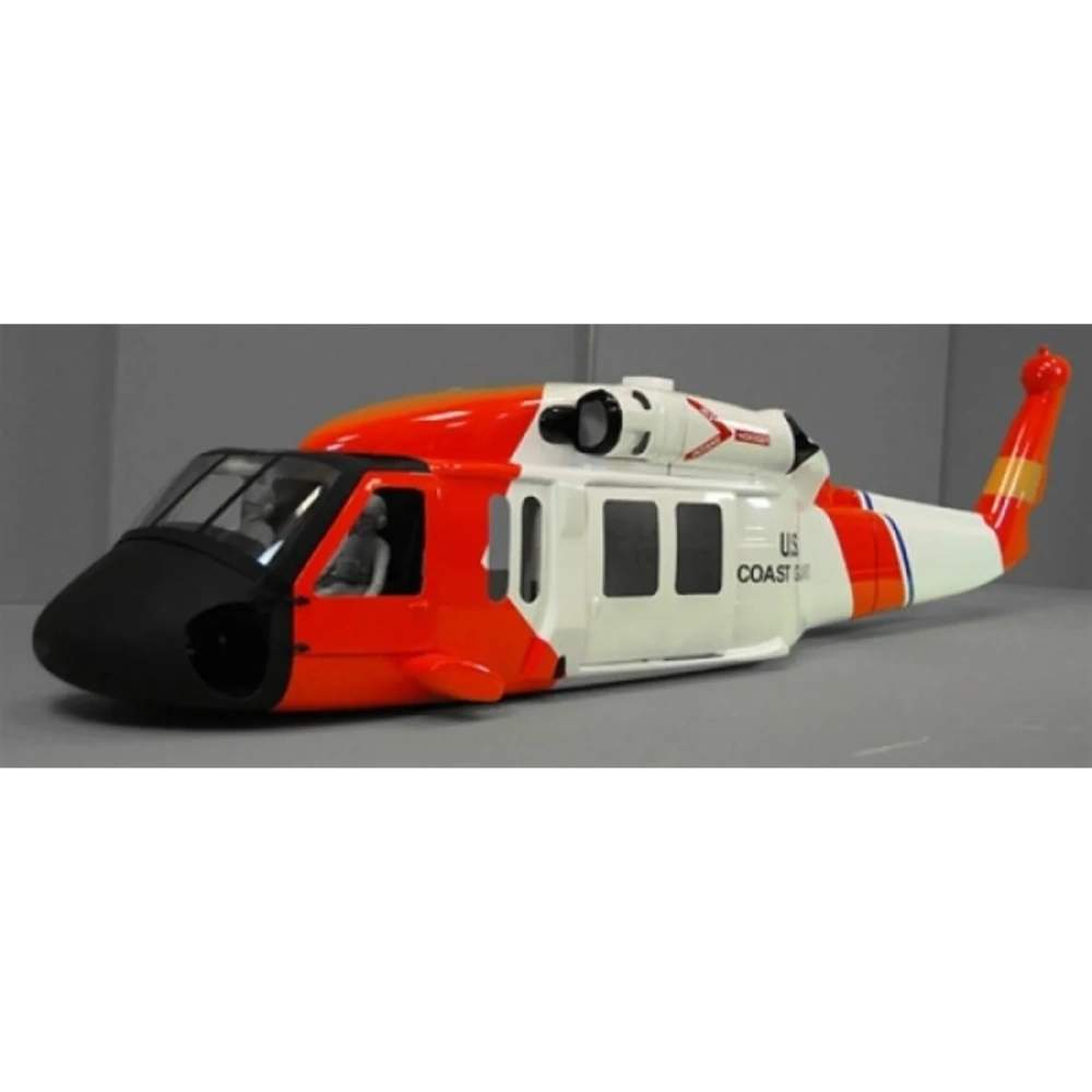 ROBAN 600 Size HH-60 Coast Guard Scale Helicopter Fuselage Fiberglass Body Shell for 600 Size Helicopters