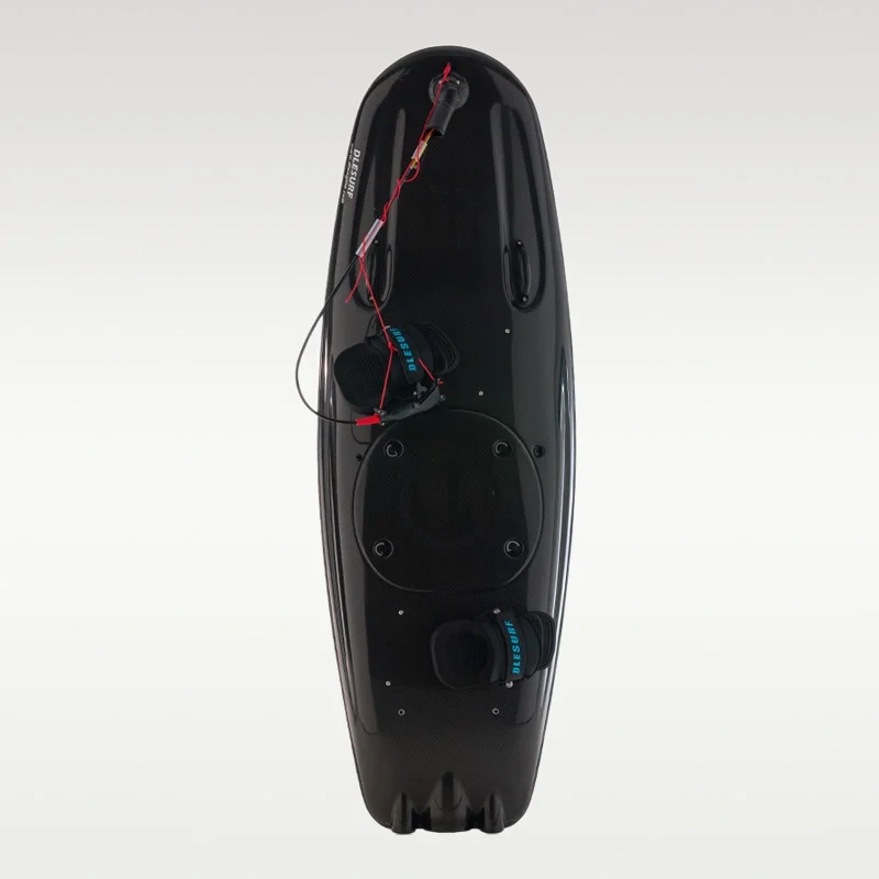 106CC 2-Stroke Gas Powered Surfboard DLE Engine Carbon Fiber Body Jet Surfboard with Black
