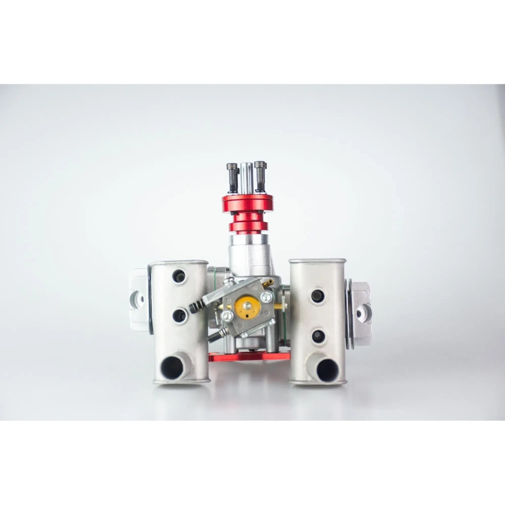 RCGF 40cc Twin Gas Engine with Walbro Carb, for Competition Scale RC Models