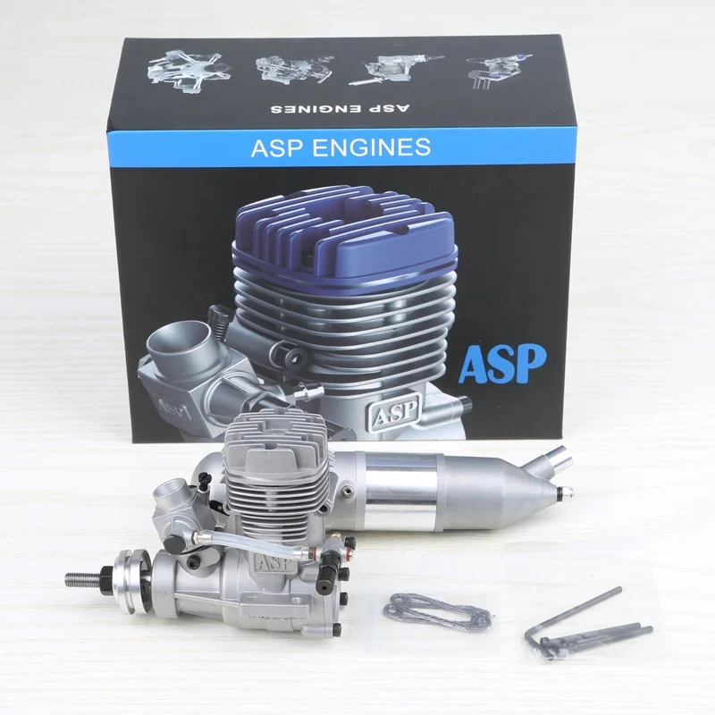 ASP S52A & S52AII 8.47cc 2-Stroke Glow Engines, 52 Class Single for RC Aircraft