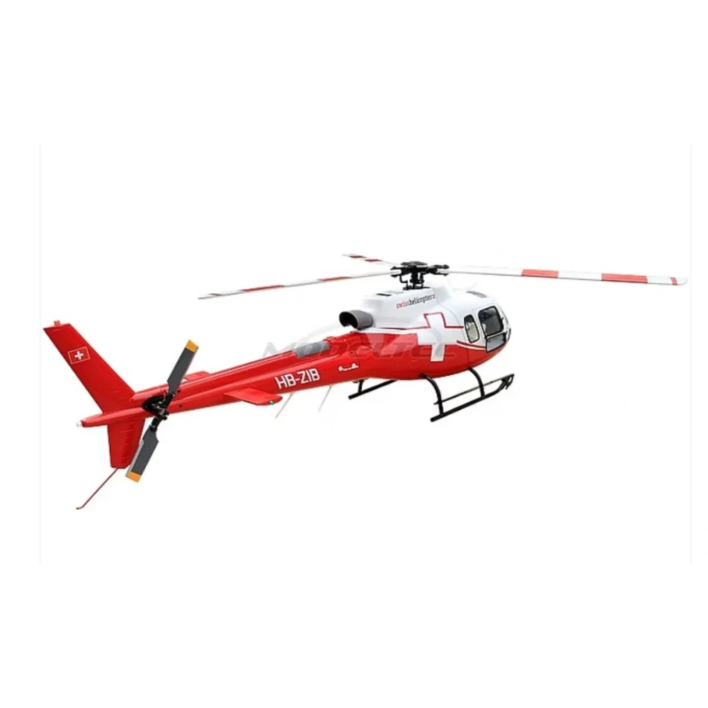 ROBAN 700 Size AS-350 ARF Swiss Scale Helicopter Fuselage Fiberglass Body Shell with Mechanics Ready