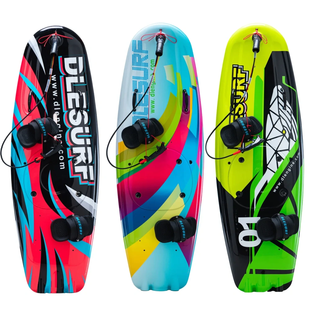 106CC 2-Stroke Gas Powered Surfboard DLE Engine Carbon Fiber Body Jet Surfboard with Black