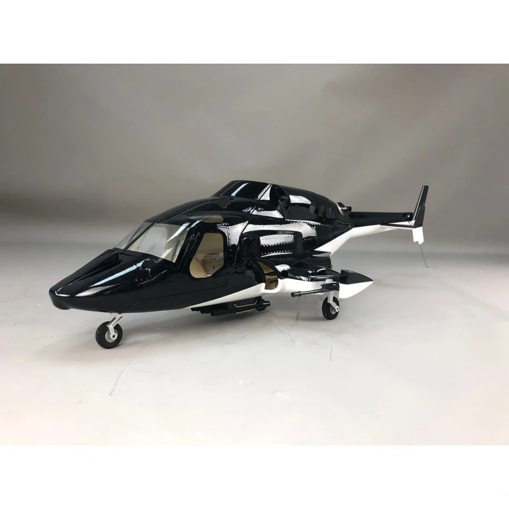 ROBAN 470 Size Airwolf Scale Helicopter Fuselage Fiberglass Body Shell for 470 Size Helicopters