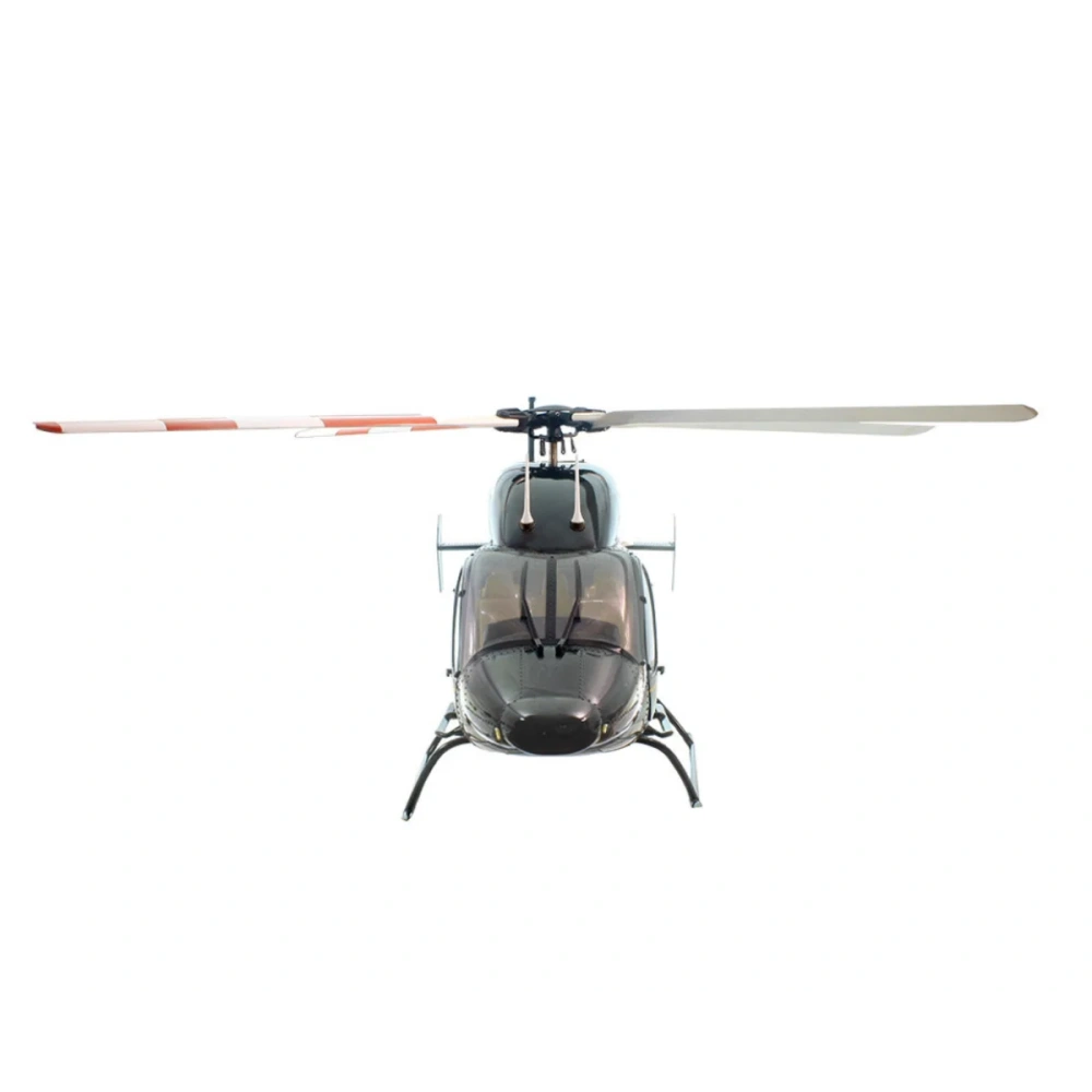 ROBAN 700 Size B429 ARF Black Tan Scale Helicopter Fuselage Fiberglass Body Shell with Mechanics Ready