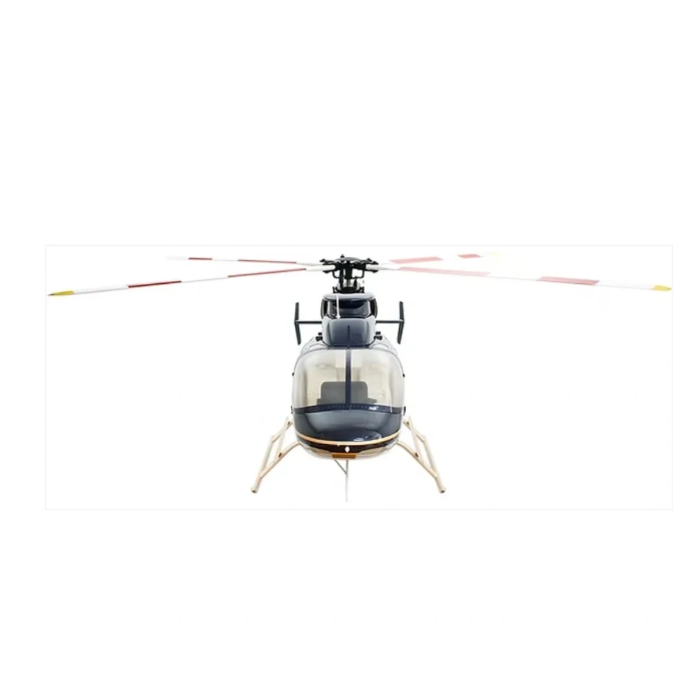 ROBAN 700 Size B407 ARF Black Tan Scale Helicopter Fuselage Fiberglass Body Shell with Mechanics Ready