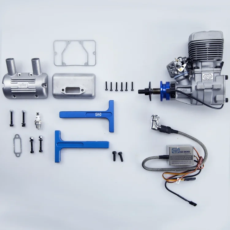 NGH GT35 & GT35B 35cc 2-Stroke Gas Engine Twin Model Gas Power for RC Aircraft