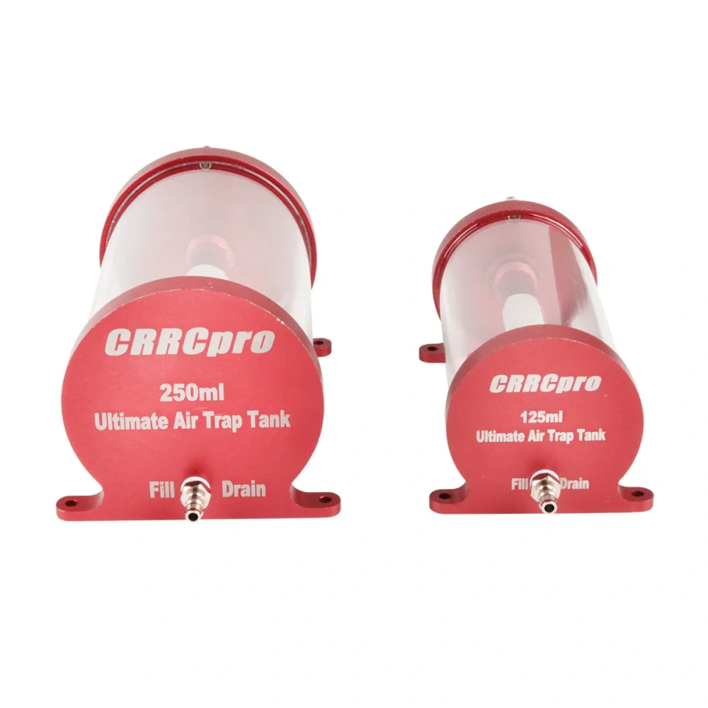 CRRCPRO Gas Engine Turboprop CNC Fuel Tank, 125ml/250ml High Transparency Anti-Bubble Container for Jet Models