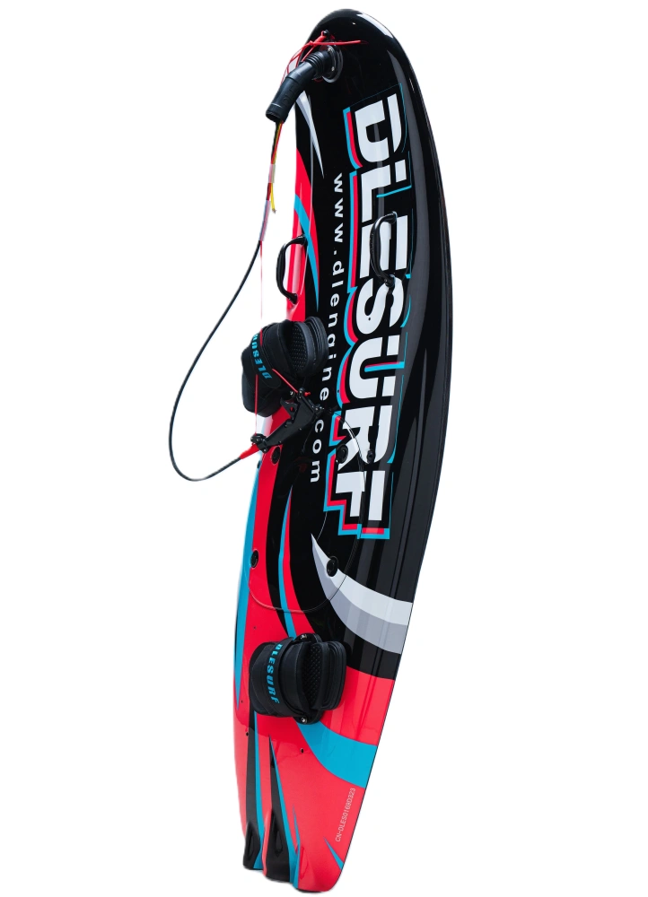 106CC 2-Stroke Gas Powered Surfboard DLE Engine Carbon Fiber Body Jet Surfboard with Red