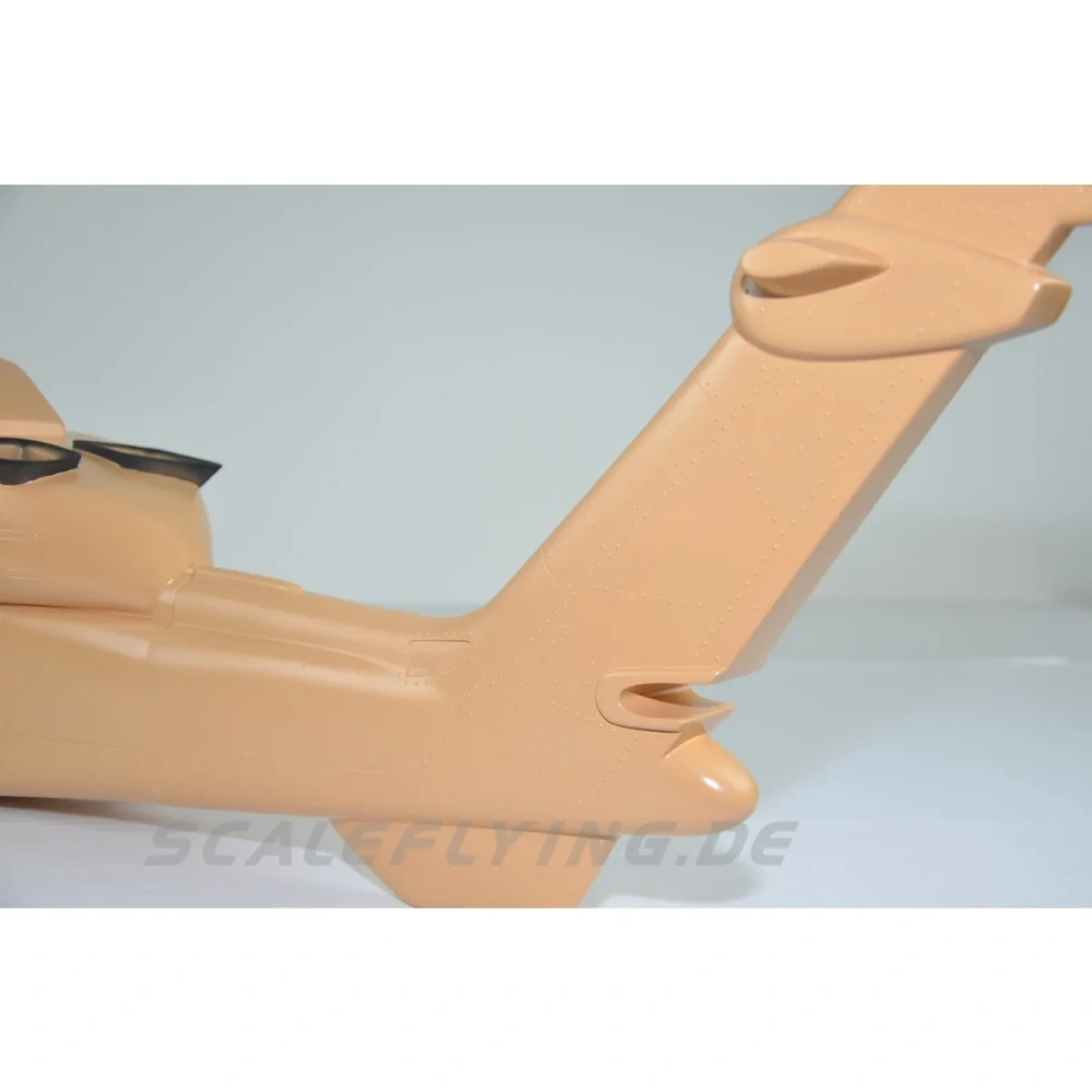ROBAN 700 Size EC-665 ARF Tiger Desert Camo Scale Helicopter Fuselage Fiberglass Body Shell with Mechanics Ready
