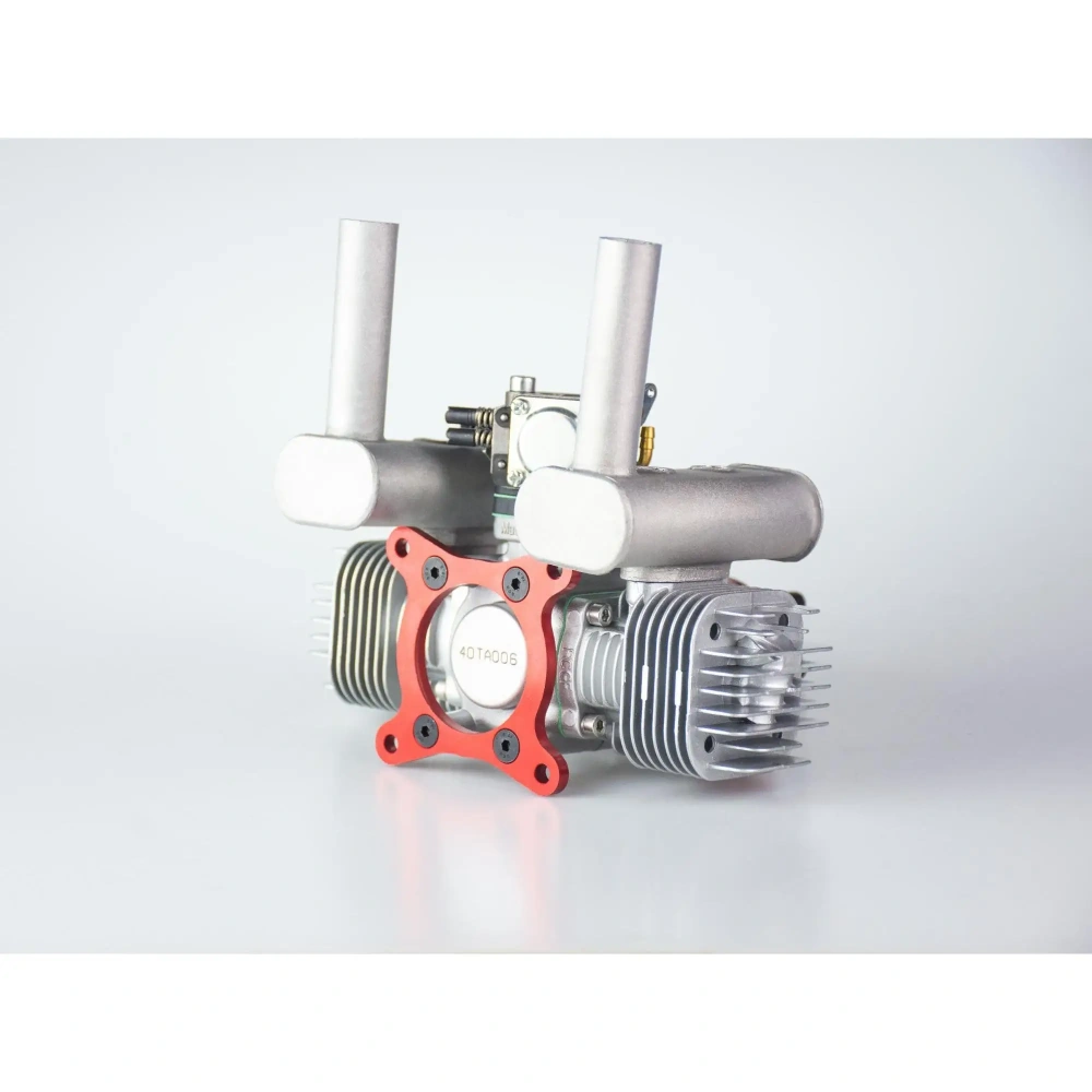 RCGF 40cc Twin Gas Engine with Walbro Carb, for Competition Scale RC Models