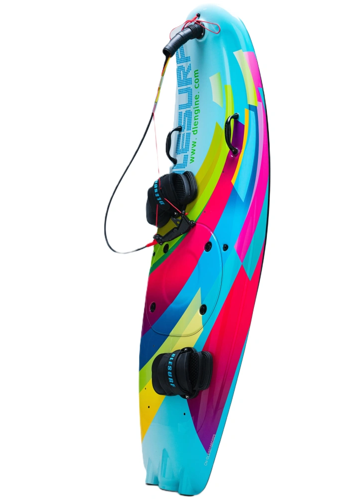106CC 2-Stroke Gas Powered Surfboard DLE Engine Carbon Fiber Body Jet Surfboard with Color Graphics