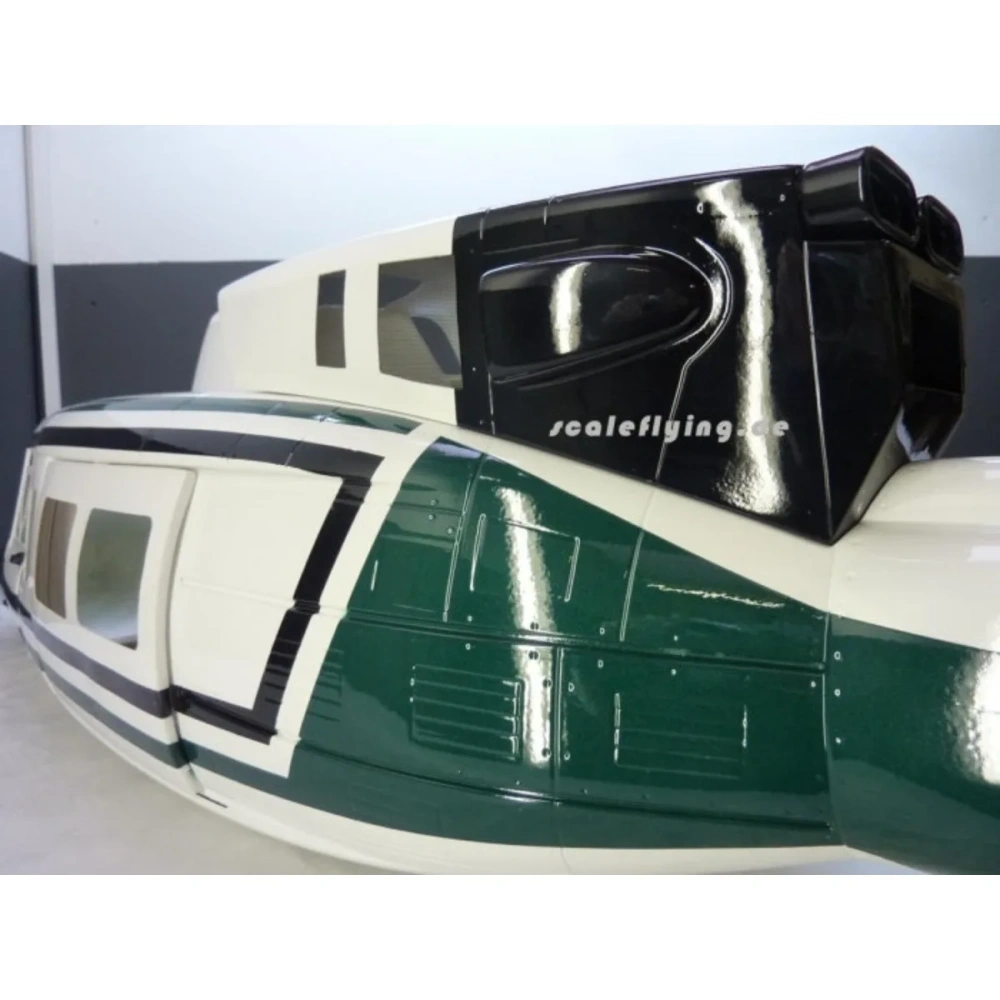 ROBAN 600 Size B212 Civil Scale Helicopter Fuselage Fiberglass Body Shell for 600 Size Helicopters