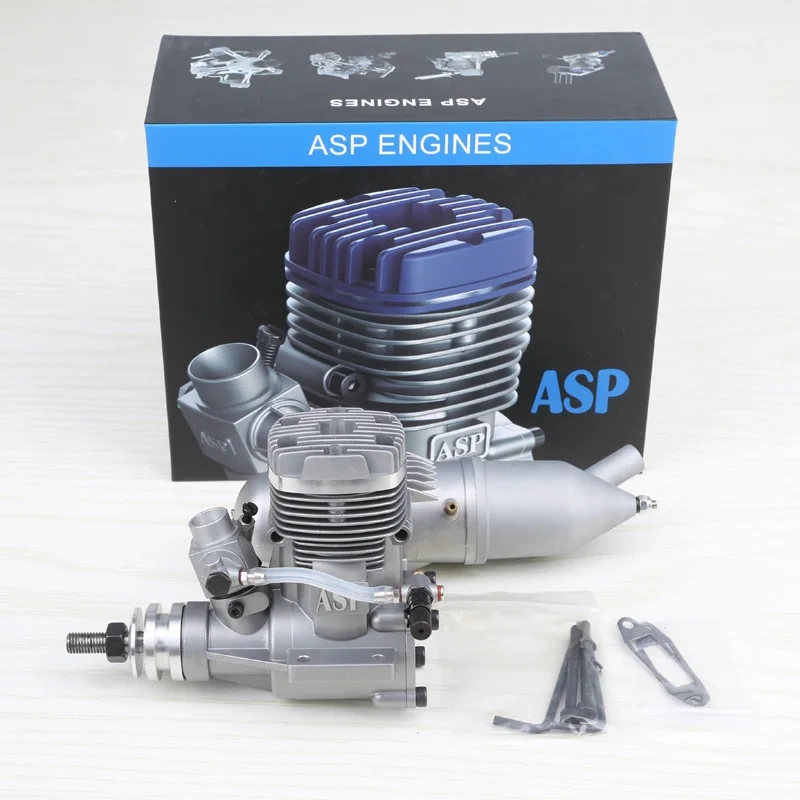 ASP S61A 9.95cc 2-Stroke Glow Engine, 61 Class Single for Sport RC Aircraft