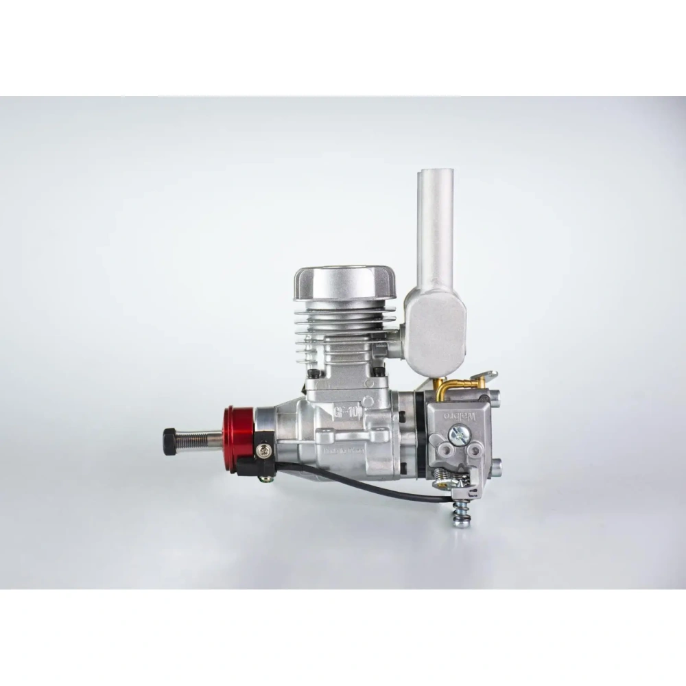 RCGF 10cc Rear Exhaust Gas Engine New Version, with Walbro Carb for Sport RC Models