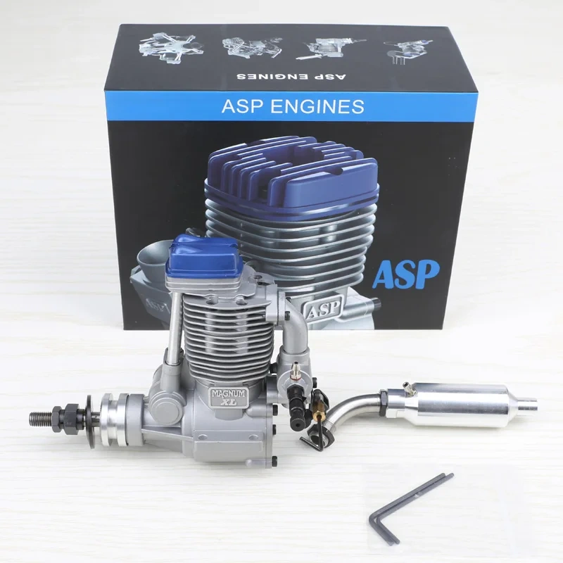 ASP FS91AR 14.95cc 4-Stroke Glow Engine, 91 Class Single for Large Scale RC Aircraft