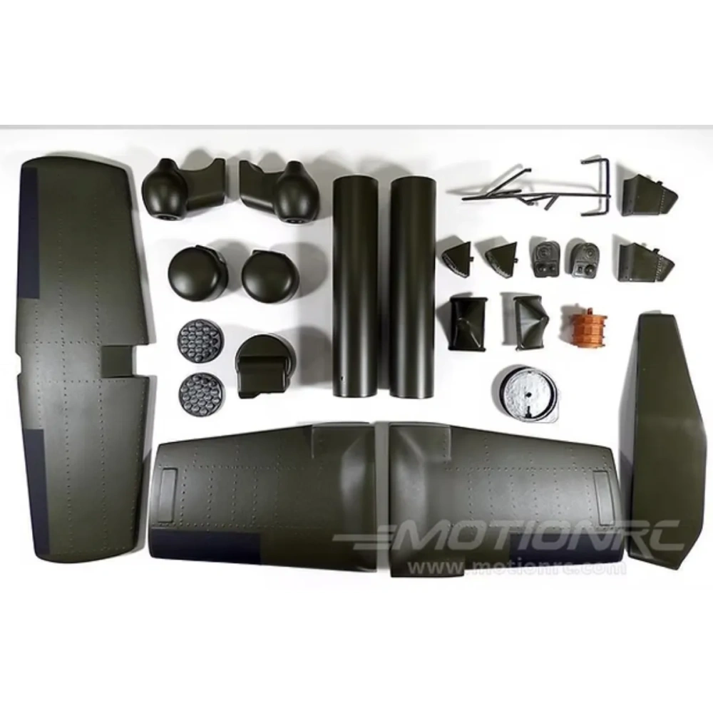 ROBAN 700 Size AH-64 ARF Navy Scale Helicopter Fuselage Fiberglass Body Shell with Mechanics Ready