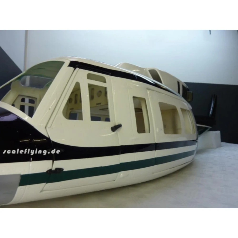 ROBAN 600 Size B212 Civil Scale Helicopter Fuselage Fiberglass Body Shell for 600 Size Helicopters