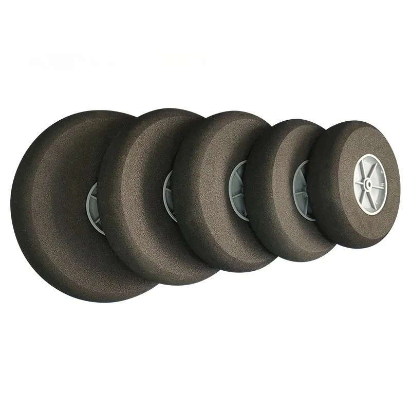 XAERO 25-110mm Sponge Tires 2pcs High Quality Foam Wheels for RC Airplane Landing Gear Replacement
