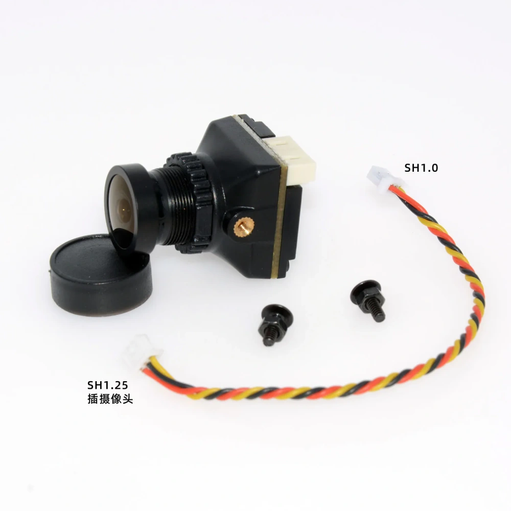 19mm FPV Camera with Wide Angle Lens - 5.8G Analog Video for Drone & Fixed Wing, Low Latency & High Compatibility