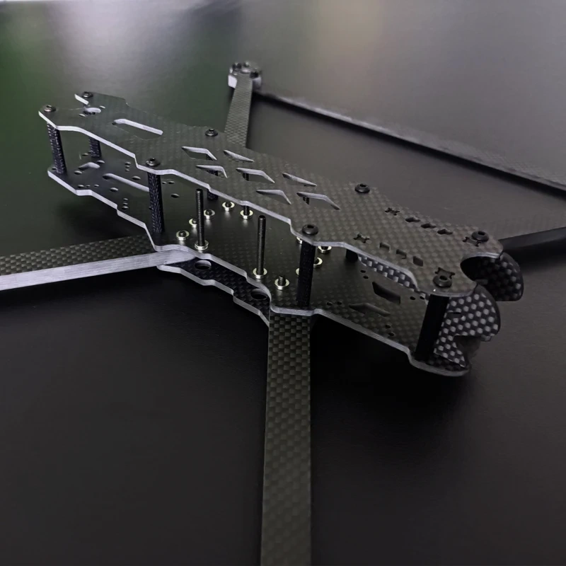 LR PRO 10-Inch Carbon Fiber FPV Frame Long Endurance Racing Drone Chassis Ultralight 3K Build for Extended Flight