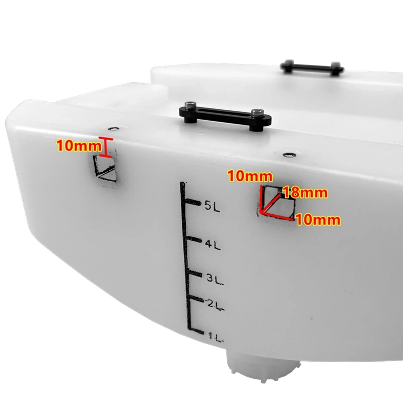 6L 6kg Drone Chemical Tank Water Container for Agricultural Sprayer Seeds Fertilizer Storage  Plastic Box