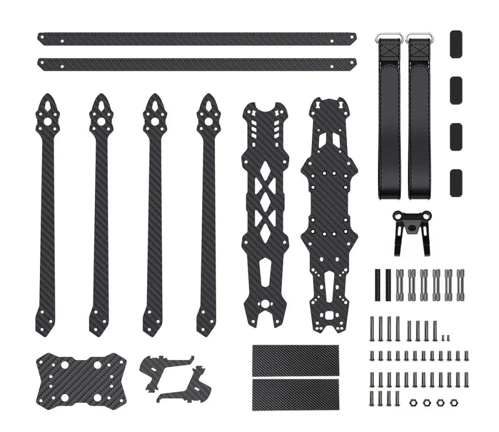 LR PRO 10-Inch Carbon Fiber FPV Frame Long Endurance Racing Drone Chassis Ultralight 3K Build for Extended Flight